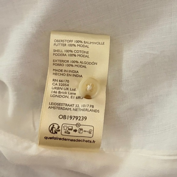 Anthropologie MAEVE Mona Tie Waist Shirt Dress Blue White Stripe Maxi Medium - Picture 14 of 16